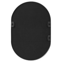 90cm Nova Oval Aluminium Wall Mirror